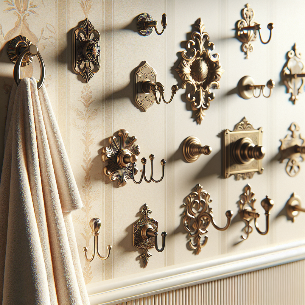 Hooked on Heritage: Antique Brass Towel Hooks for Timeless Style